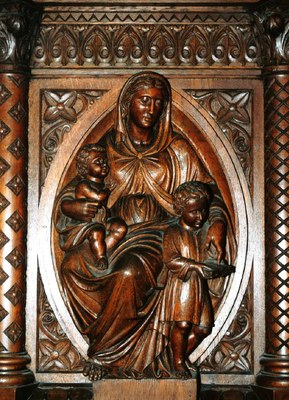 La chaire à prêcher - Grande chapelle