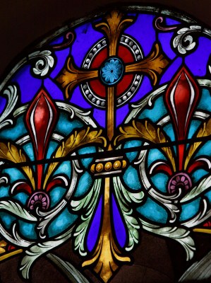 Détail vitrail - Chapelle Saint-Ignace